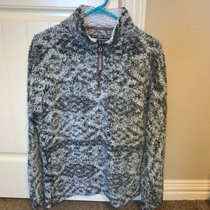 True Grit Sherpa 1/4 zip pullover